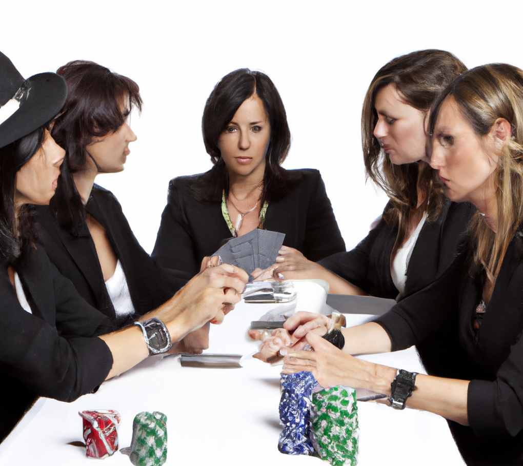Women Playing Poker