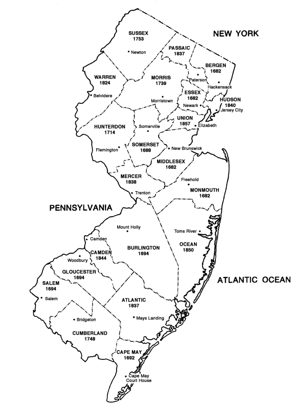 NJ Counties